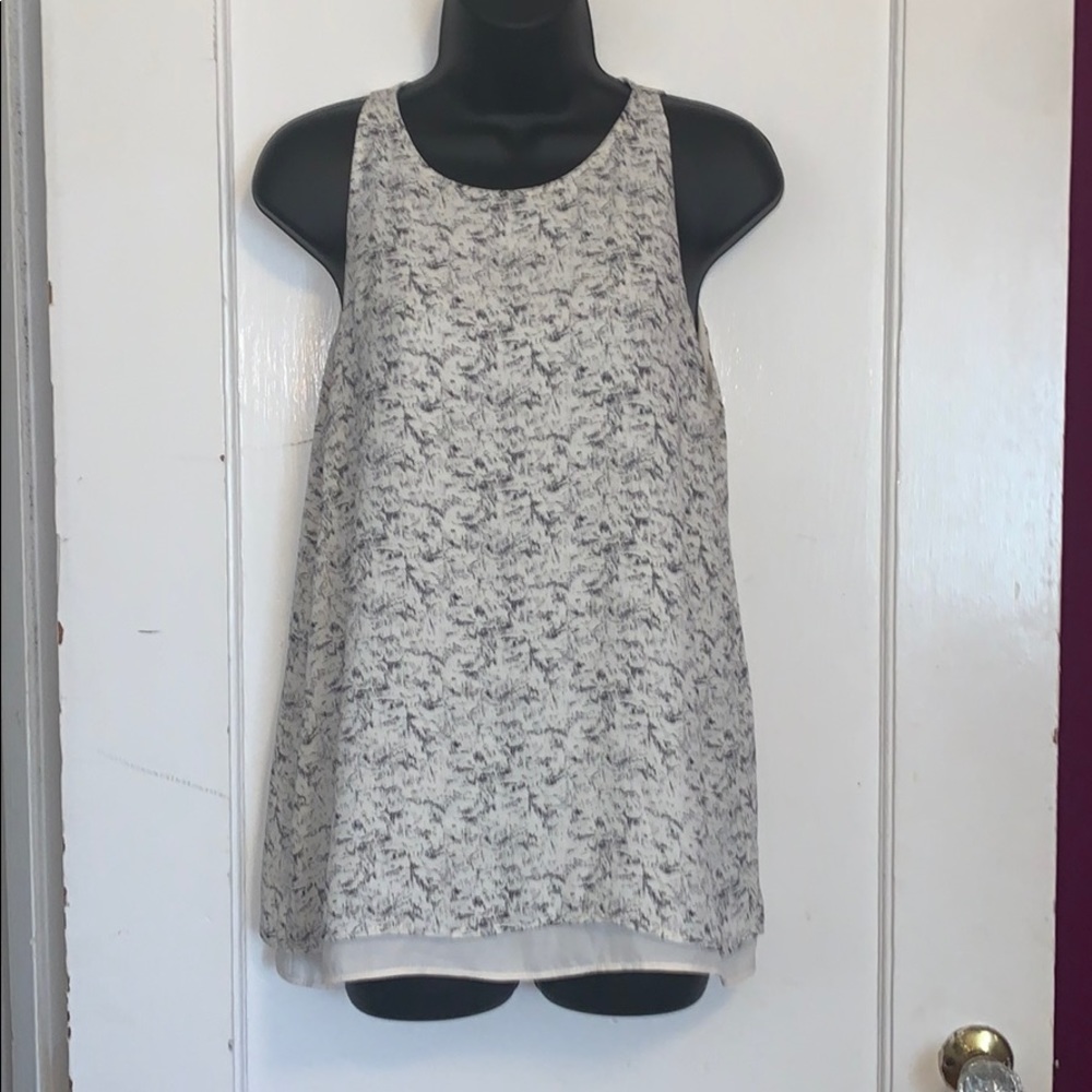 Anthropologie | Dalia: Cream & Grey Cami
